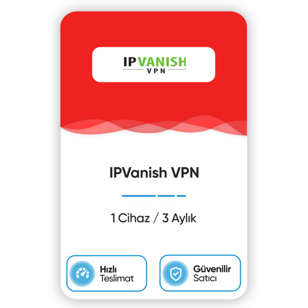 IpVanish VPN – 3 Aylık