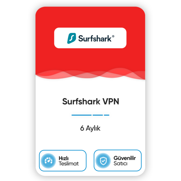 Surfshark VPN – 6 Aylık